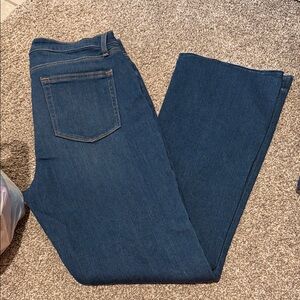 LOFT Dark Blue Women's Straight Leg Jeans